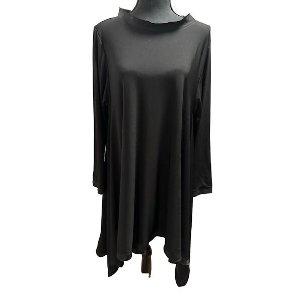 Planet by Lauren G Microfiber Boho Matte Jersey Tunic - Size 2 (10 -14) - Picture 2 of 13